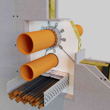 PP vatrootporni panel 1000x500x52 AF SYSTEMS *E01A 3