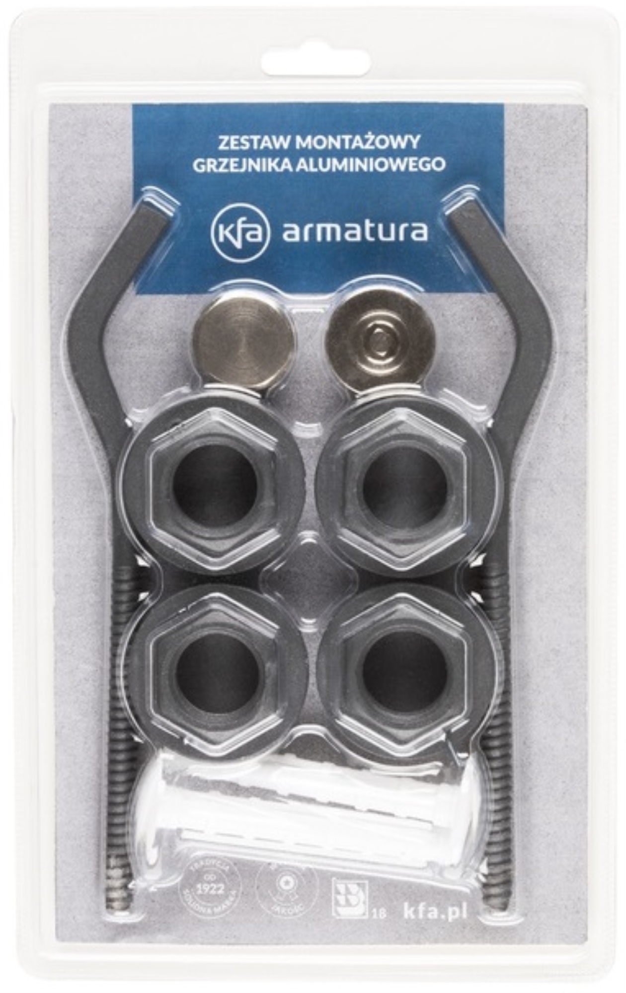 Radijatorski set za al.rad GRAPHITE KFA 878-200-61 2