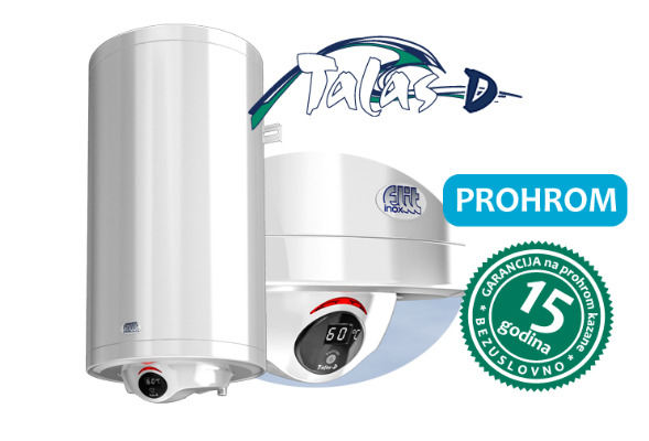 Bojler 80 L inox - Talas 15 god. sa elektronskim termostatom D-S 80 *D0852 3
