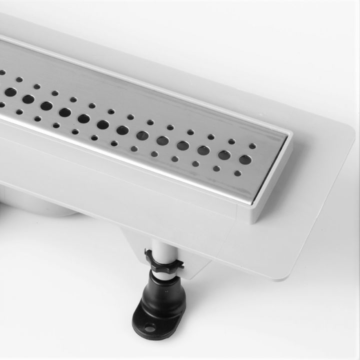 Brno Linijska resetka kanal PVC+INOX suva L755 drops *SZE2751 2
