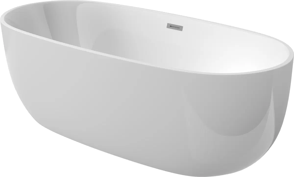 Kada akrilna bela samostojeca ovalna 170cm DEANTE *KDU_017W 2
