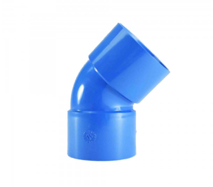 DISAN pvc luk 45 dvostrano mufiran DN50 *VR052 2
